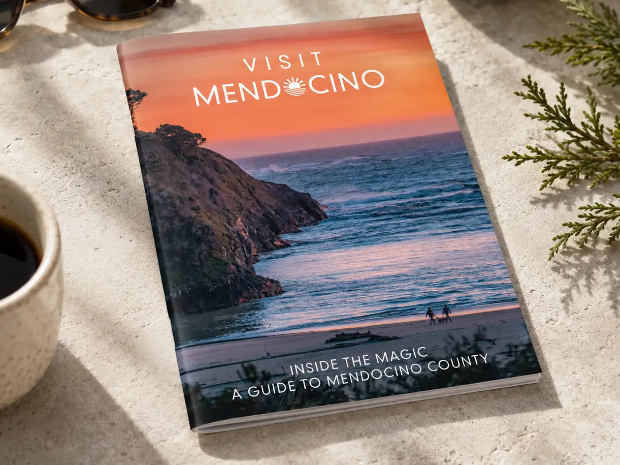 2024 Mendocino County Visitor Guide — cover photography by Surfside Studio